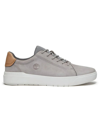 Timberland Seneca Bay, sneakers grigie uomo in cuoio e tessuto