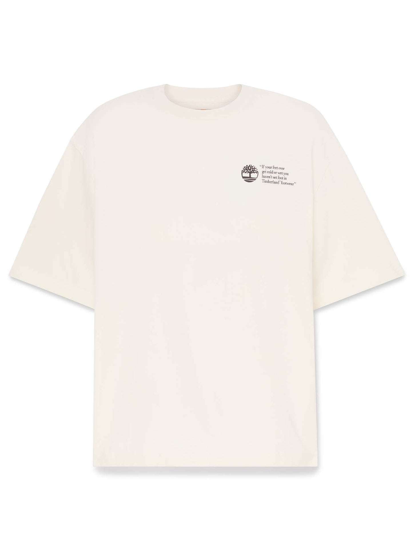 Timberland t-shirt manica corta da uomo bianca casual