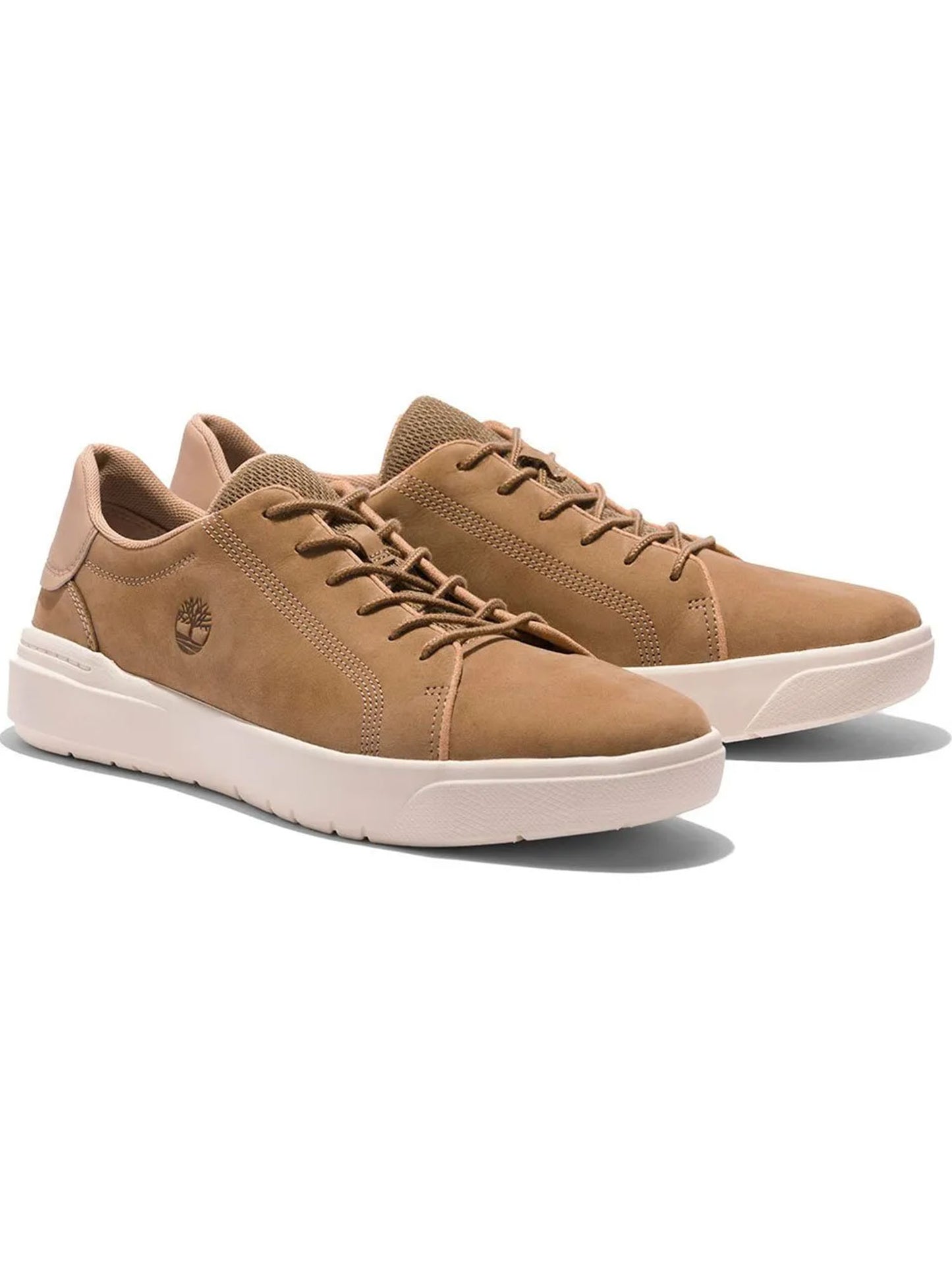 Timberland Seneca Bay, sneaker casual da uomo beige in pelle premium