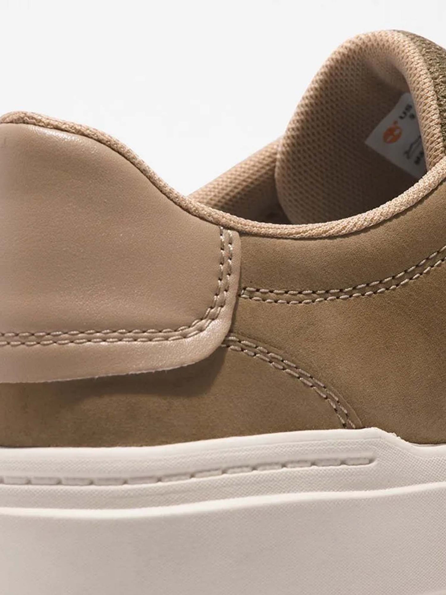 Timberland Seneca Bay, sneaker casual da uomo beige in pelle premium