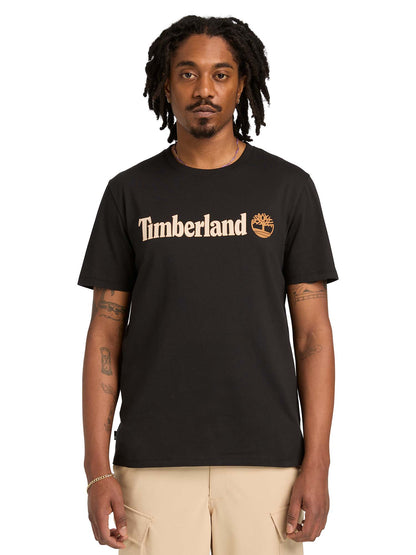 Timberland Kennebec River, t-shirt nera da uomo dal look casual