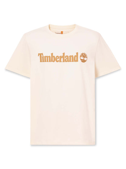 T-shirt Kennebec River di Timberland bianca da uomo casual