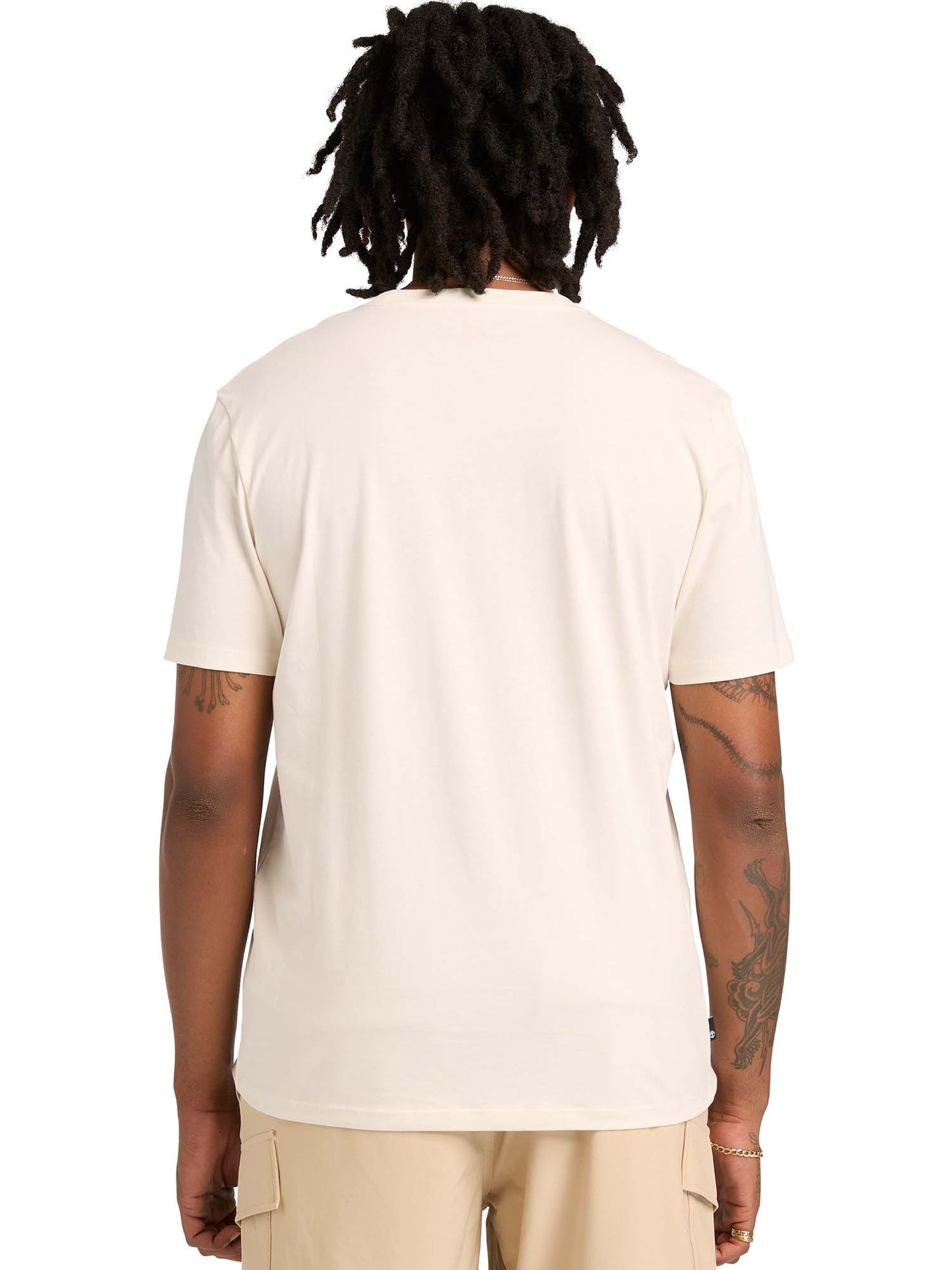 T-shirt Kennebec River di Timberland bianca da uomo casual