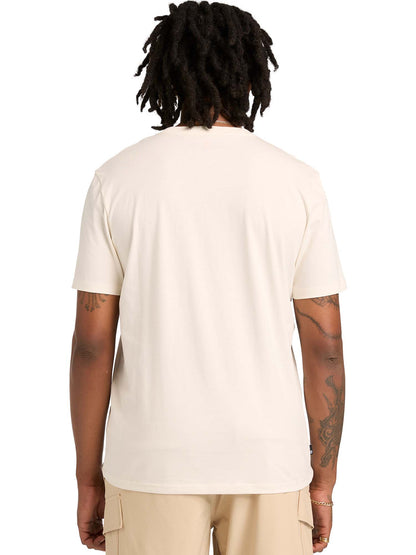 T-shirt Kennebec River di Timberland bianca da uomo casual