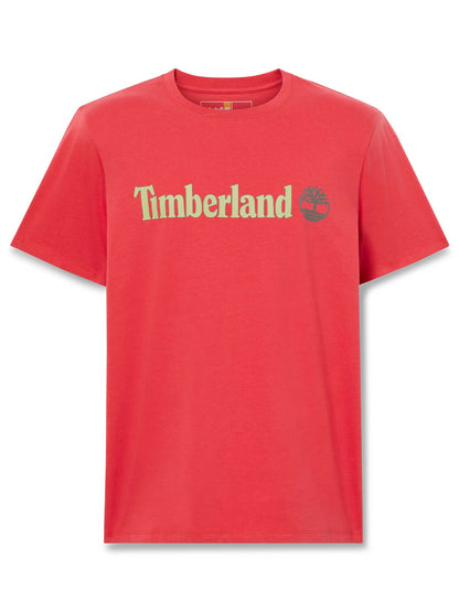 Timberland Kennebec River, t-shirt casual da uomo in camel