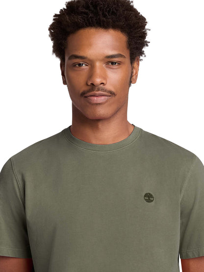 Timberland, t-shirt uomo maniche corte in cotone organico