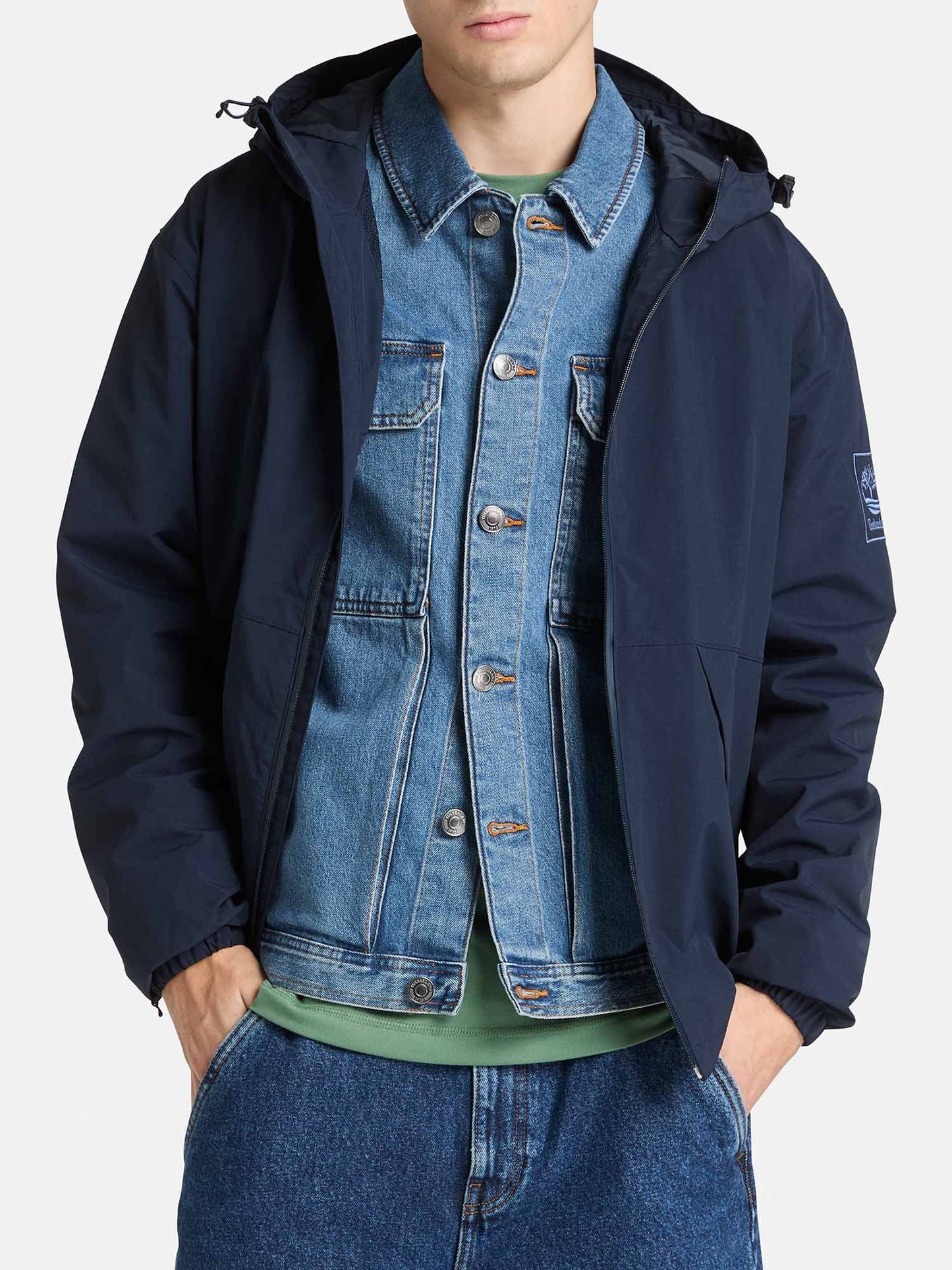 Timberland Winnick, giubbotto leggero e impermeabile uomo blu