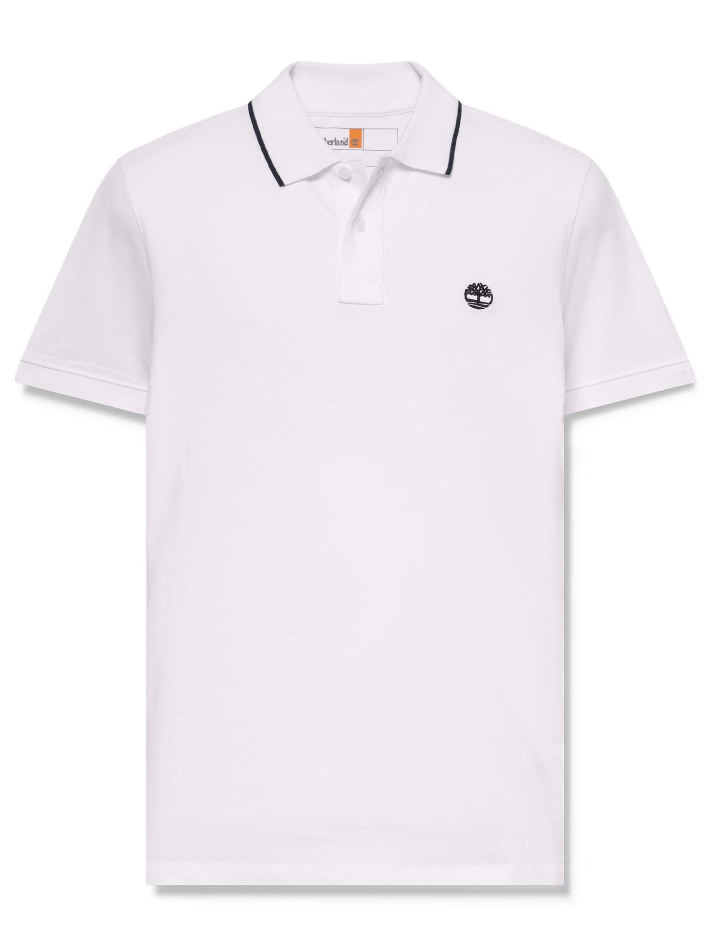 Polo bianca da uomo Timberland in cotone biologico