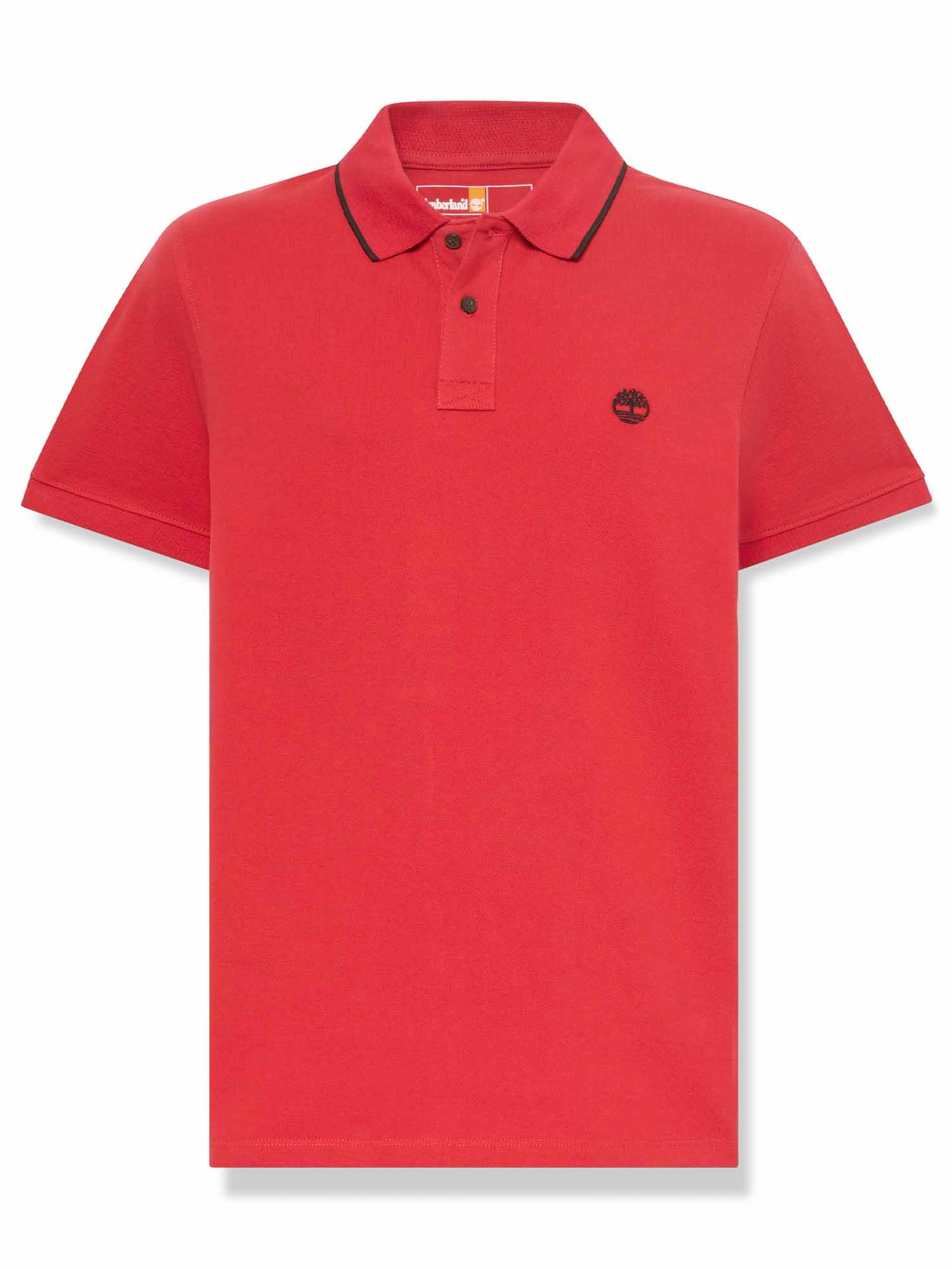Polo Millers River Timberland da uomo rossa, stile casual primavera-estate