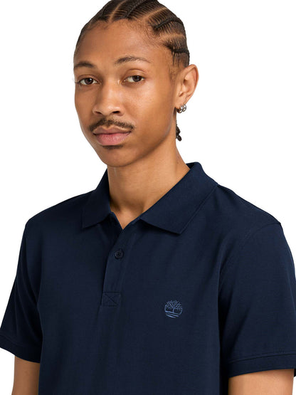 Polo Timberland Millers River slim da uomo blu casual