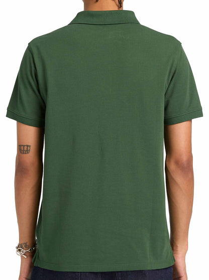Timberland Millers River, polo verde da uomo dal design casual e versatile