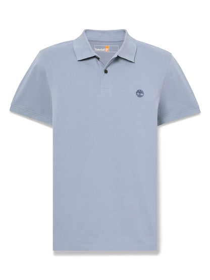 Polo Timberland da uomo lilla in cotone dal look casual