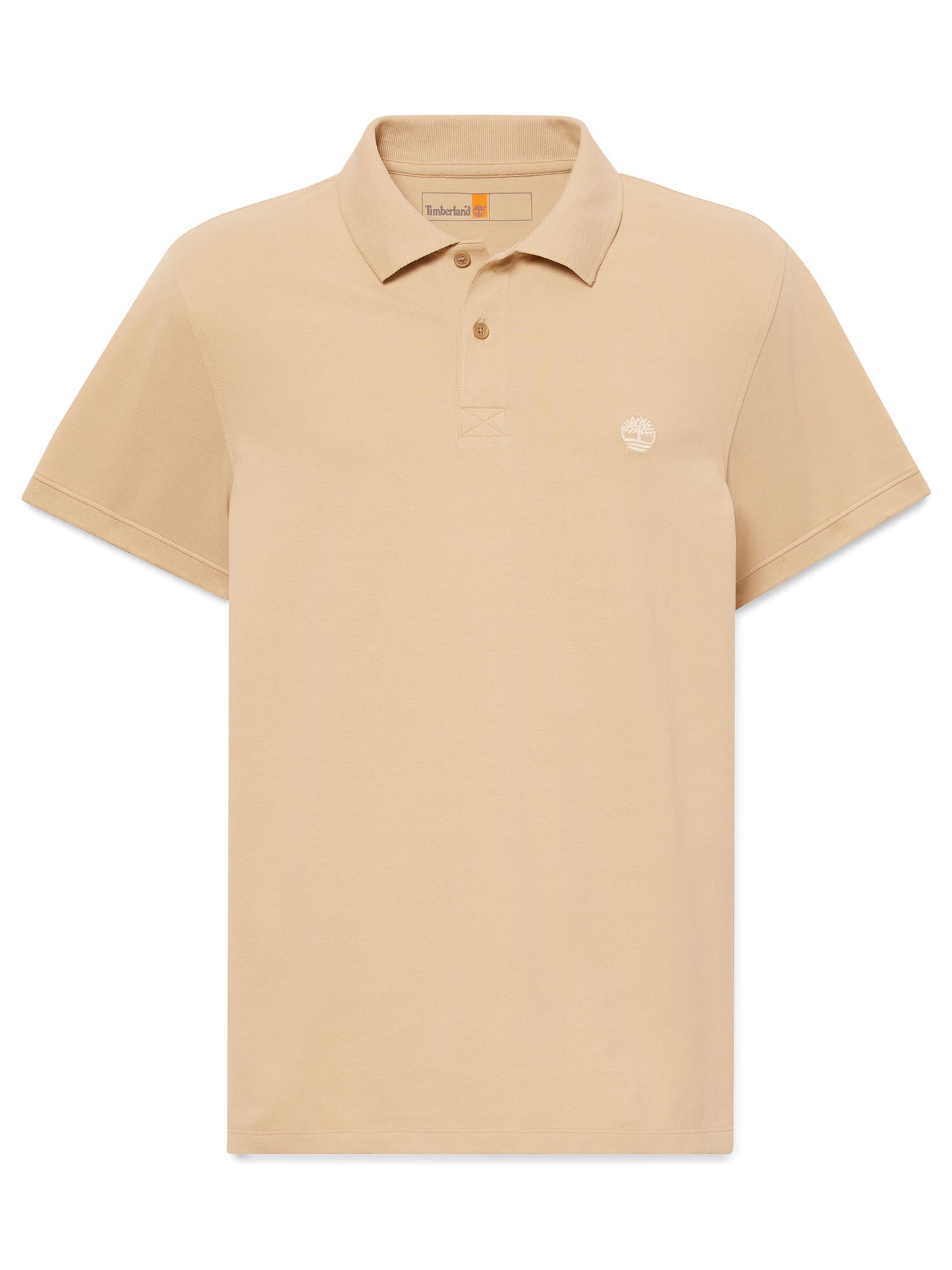 Polo Timberland da uomo beige, stile casual e comfort quotidiano