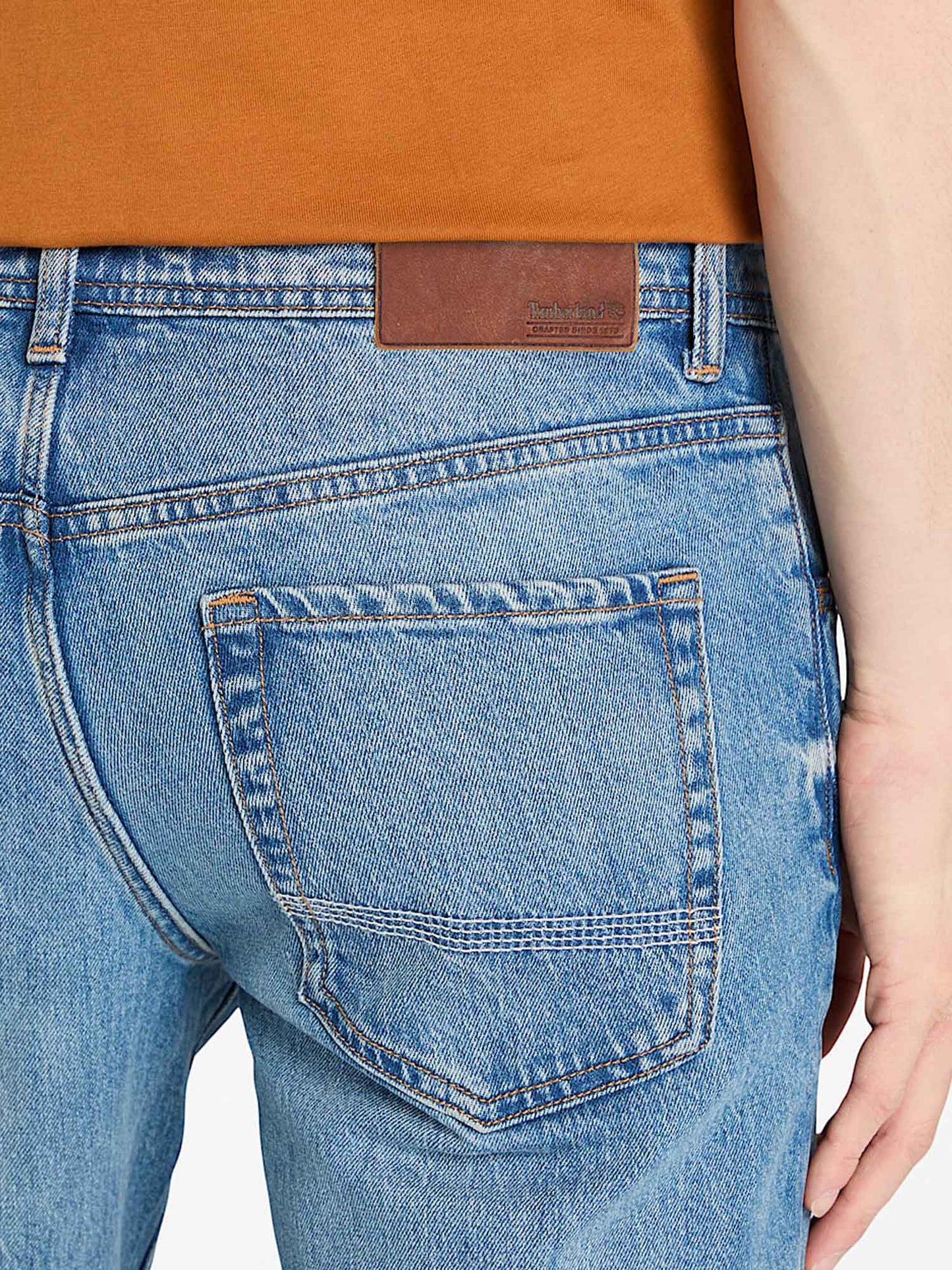 Jeans Timberland da uomo in denim casual per primavera-estate