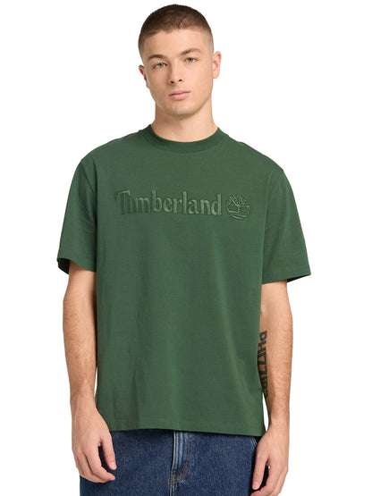 Timberland T-shirt a maniche corte da uomo verde casual