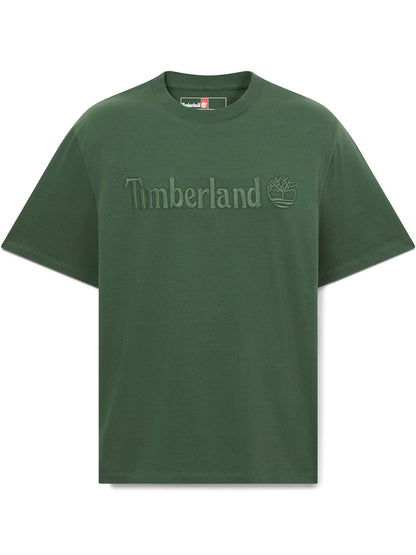 Timberland T-shirt a maniche corte da uomo verde casual