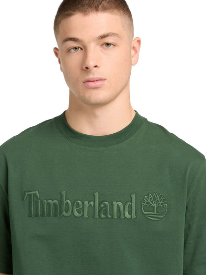 Timberland T-shirt a maniche corte da uomo verde casual