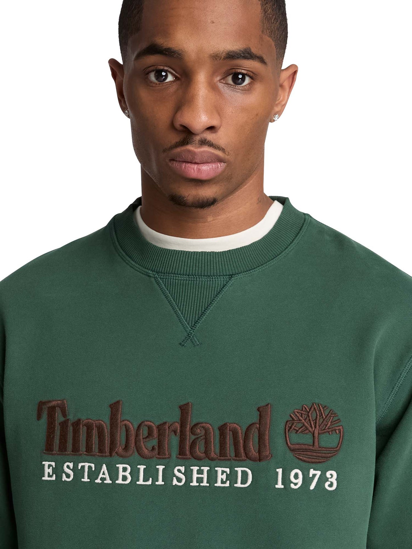 Timberland Establish, felpa da uomo verde