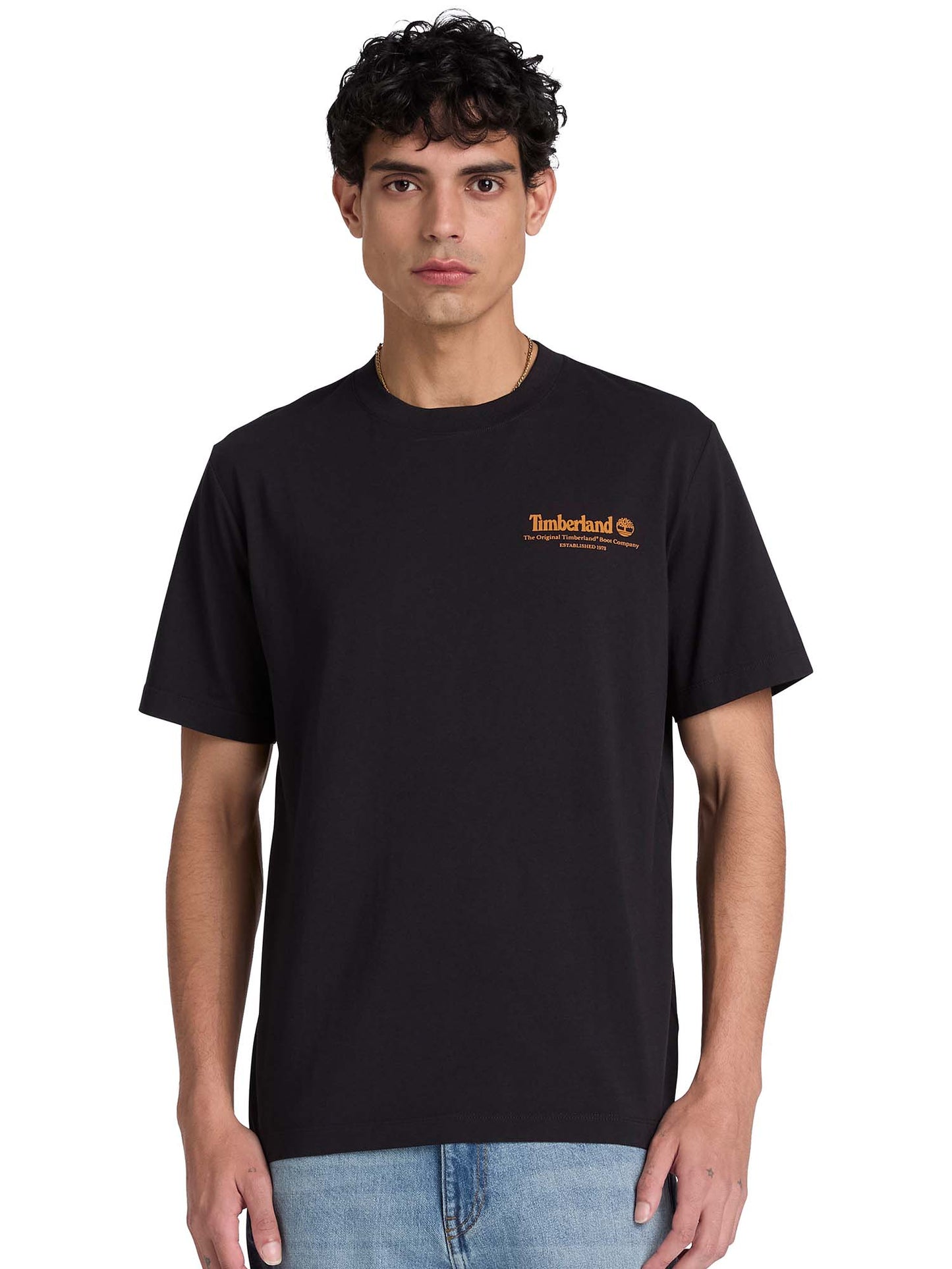 Timberland Bootmaker, t-shirt maniche corte da Uomo nera