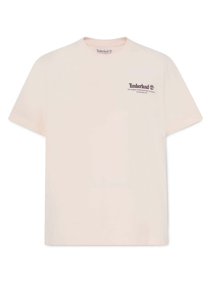 Timberland Bootmaker, t-shirt maniche corte da uomo panna