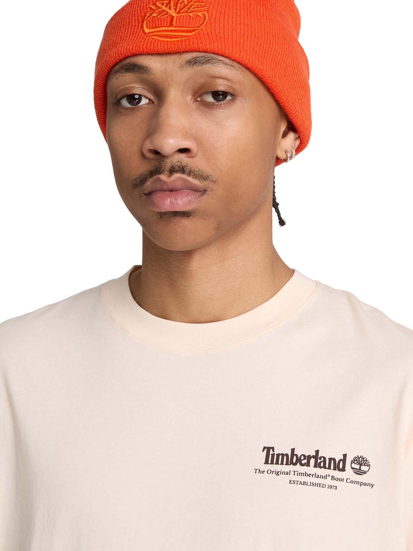 Timberland Bootmaker, t-shirt maniche corte da uomo panna
