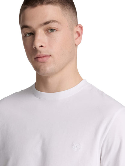 Timberland Exeter Ri, t-shirt maniche corte da uomo bianca