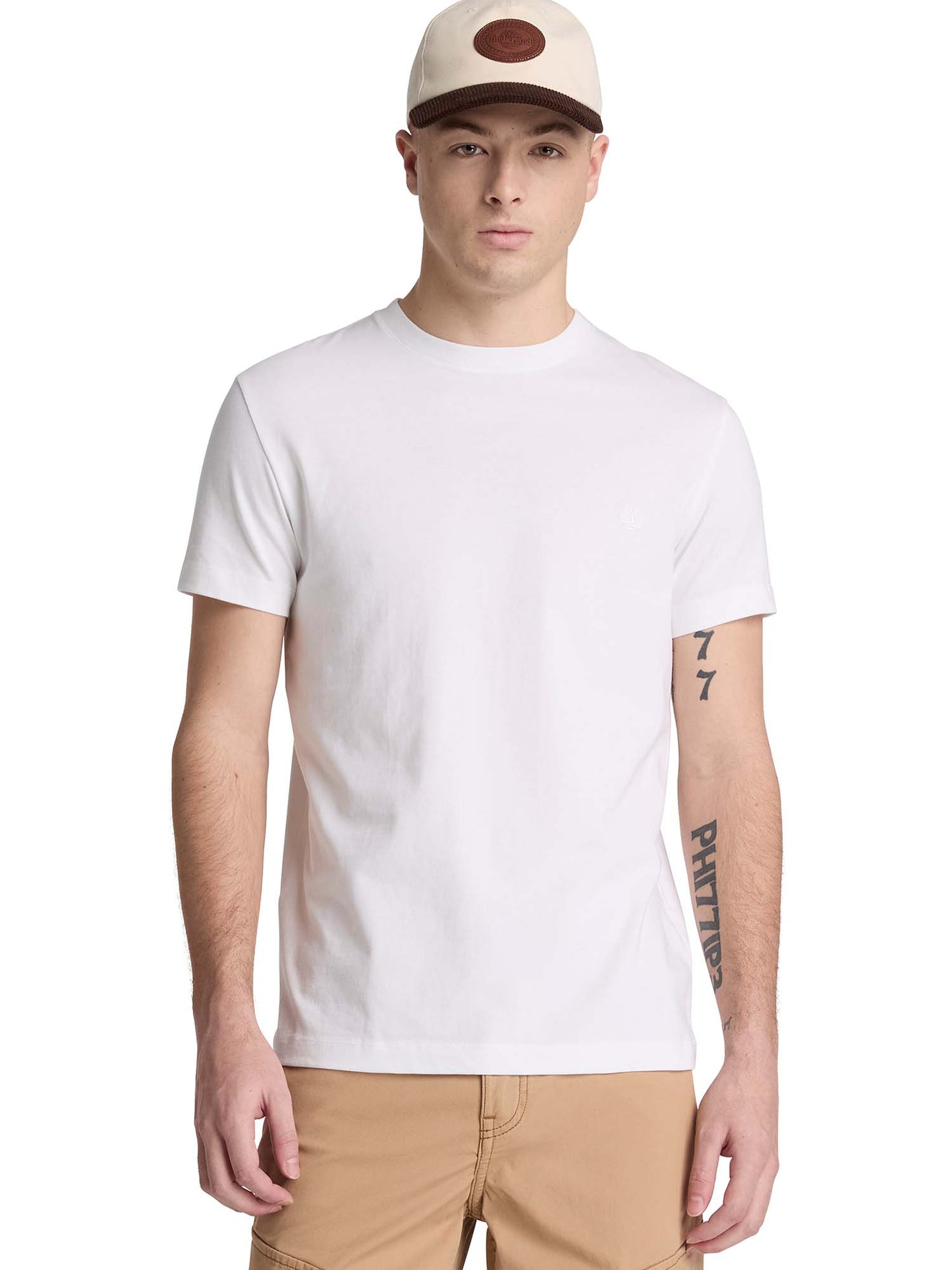 Timberland Dunstan River, t-shirt maniche corte da uomo bianca