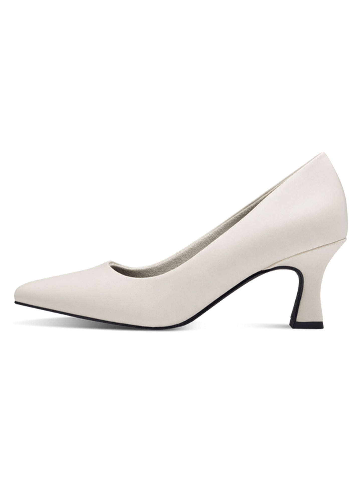 Elegantissime decolleté Marco Tozzi donna crema in tessuto