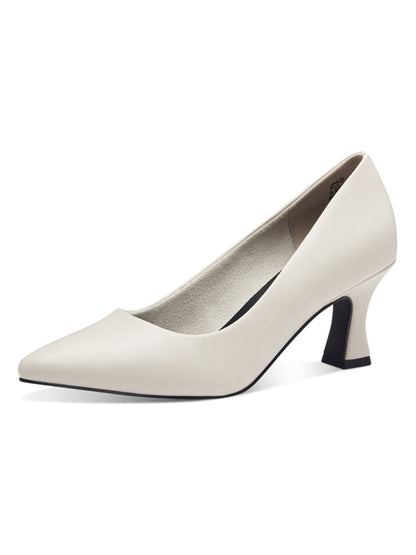 Elegantissime decolleté Marco Tozzi donna crema in tessuto