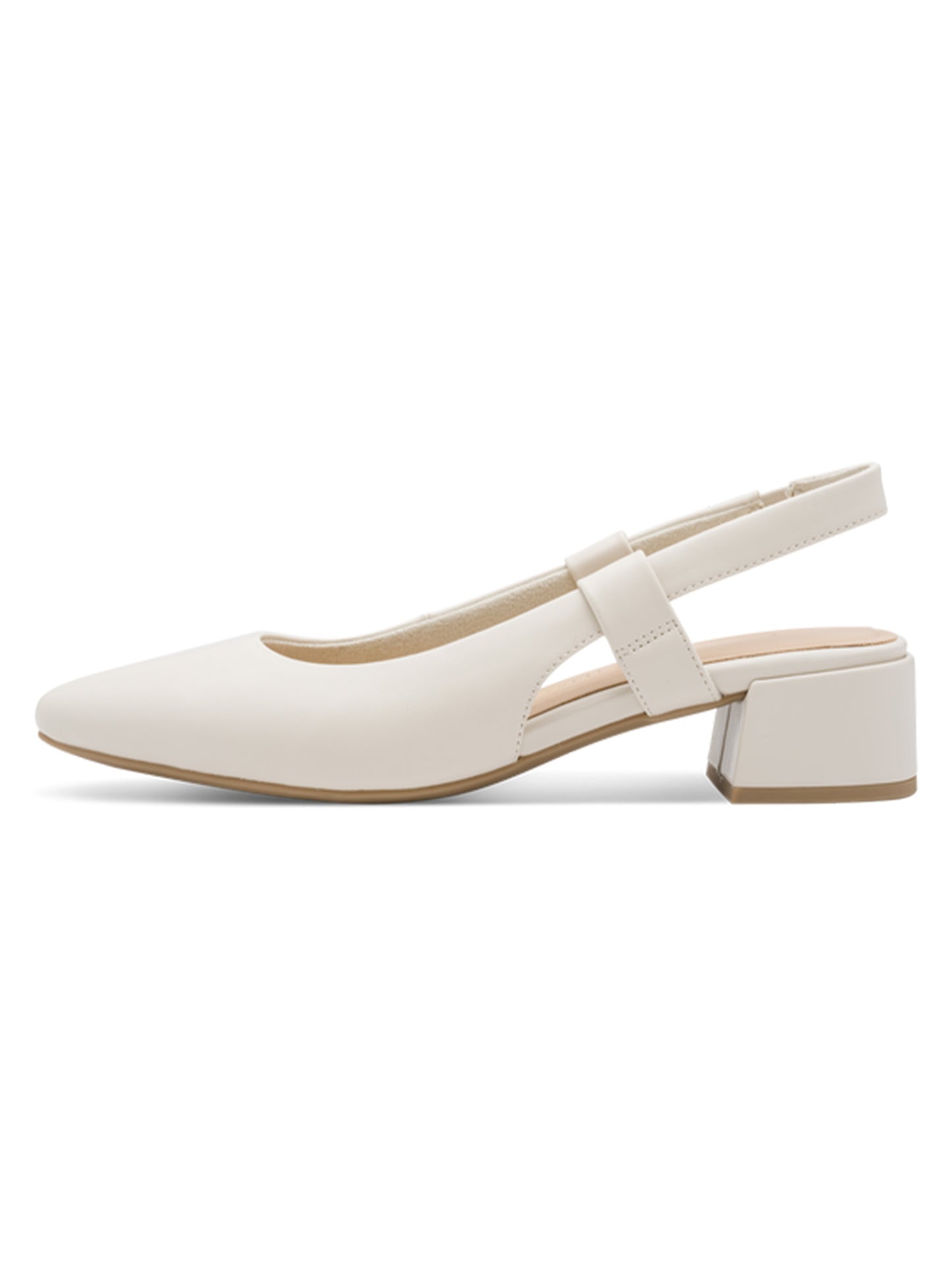Décolleté Marco Tozzi Chanel da donna adulto crema elegante e confortevole