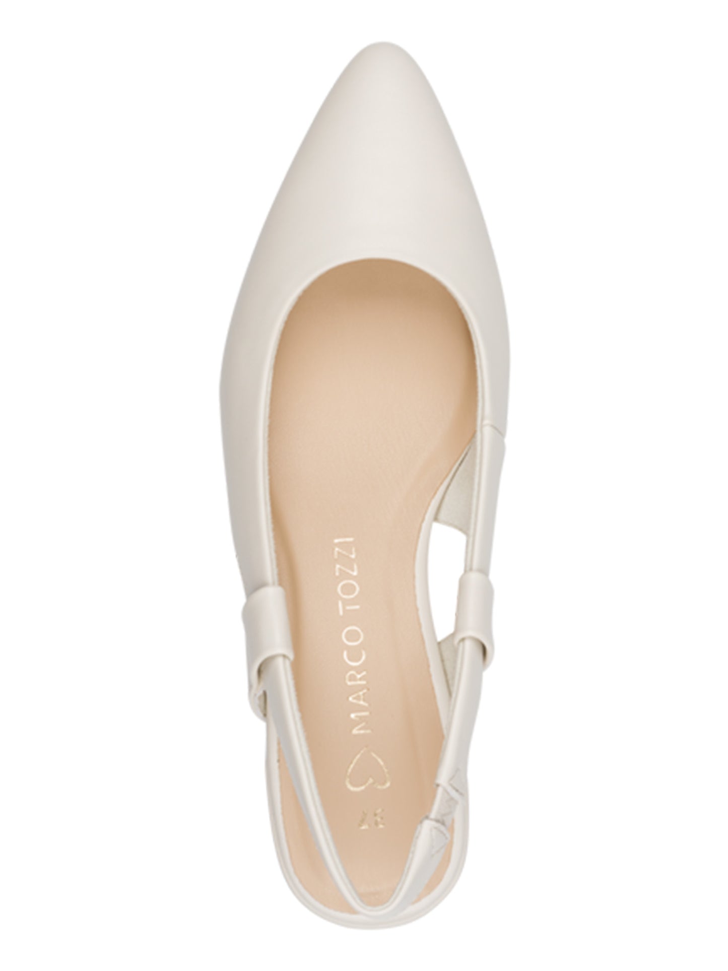 Décolleté Marco Tozzi Chanel da donna adulto crema elegante e confortevole