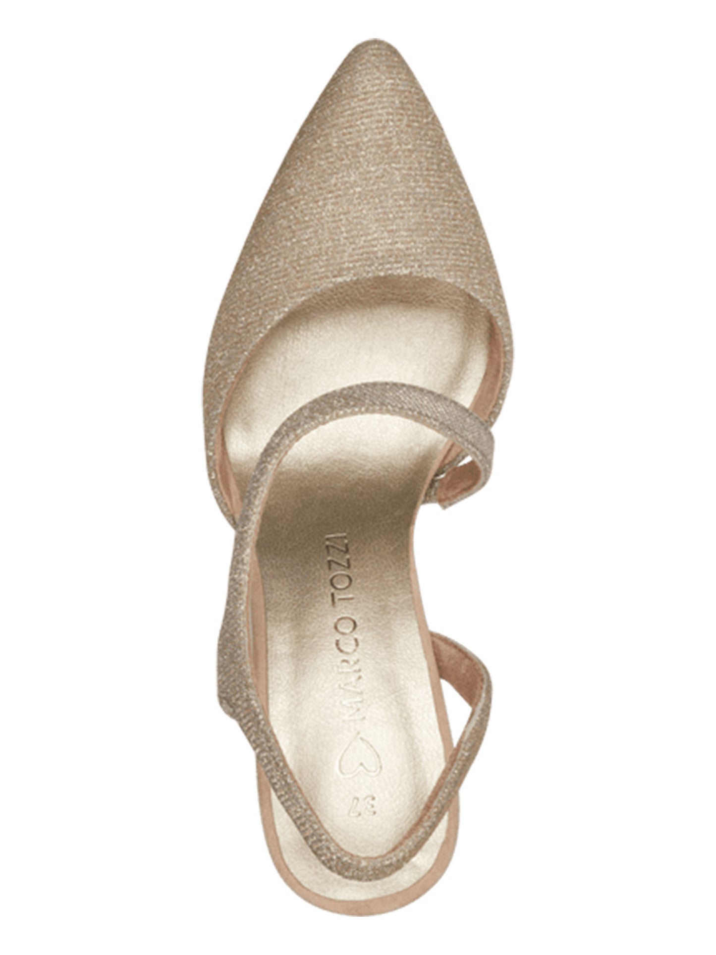 Décolleté Marco Tozzi Chanel in colore neutro per da donna adulto