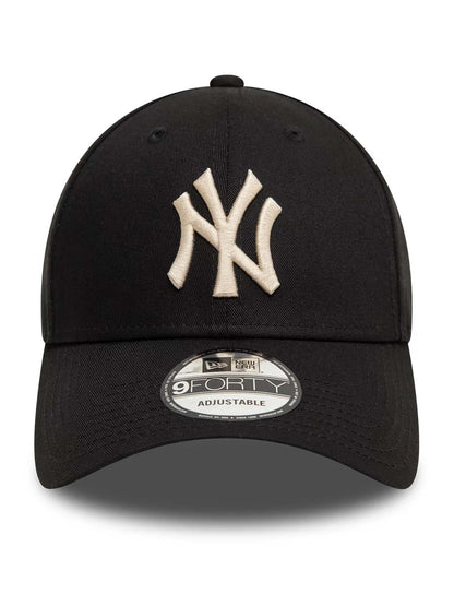CAPPELLO CON VISIERA NEW ERA UNISEX NERO-BEIGE