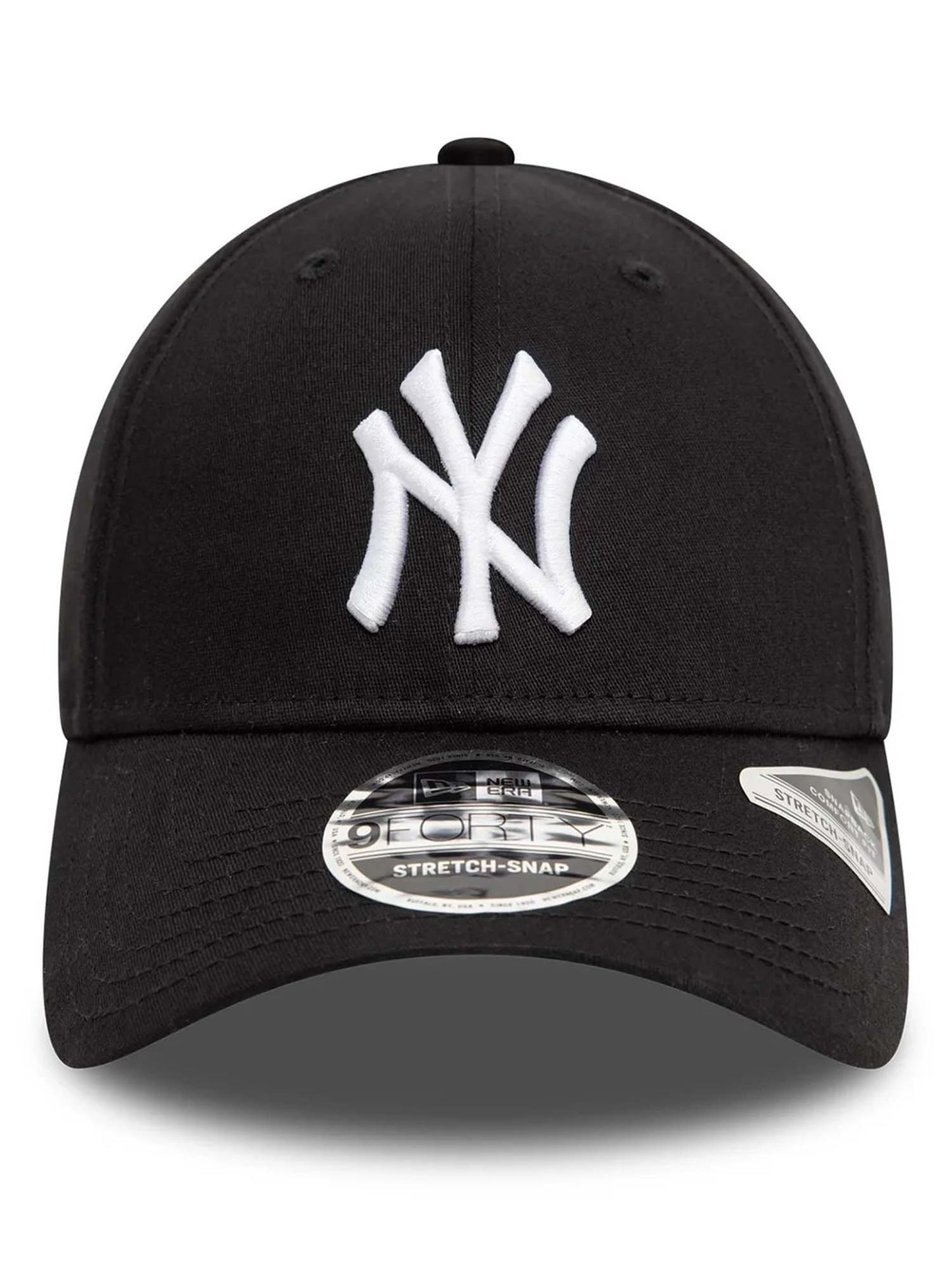 CAPPELLO CON VISIERA NEW ERA UNISEX NERO-BIANCO