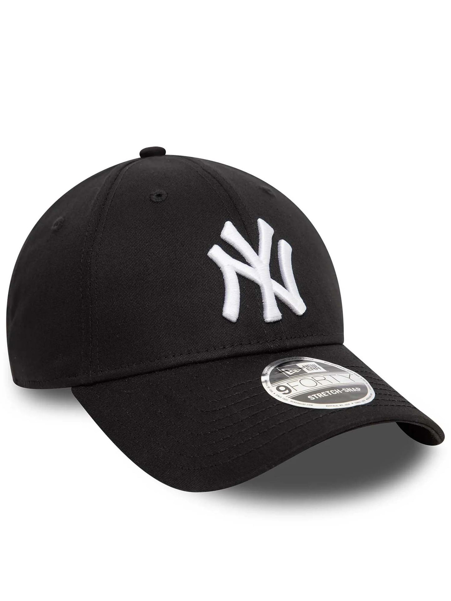 CAPPELLO CON VISIERA NEW ERA UNISEX NERO-BIANCO