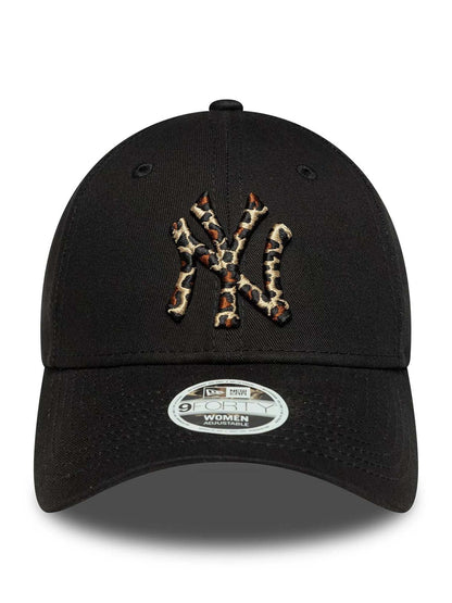 CAPPELLO 940 NY LEOPARD NEW ERA DA DONNA NERO
