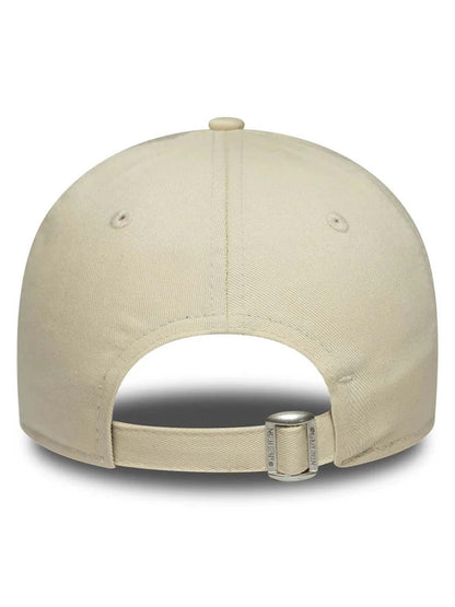 Cappello 9FORTY New York Yankees beige da donna con logo metallizzato