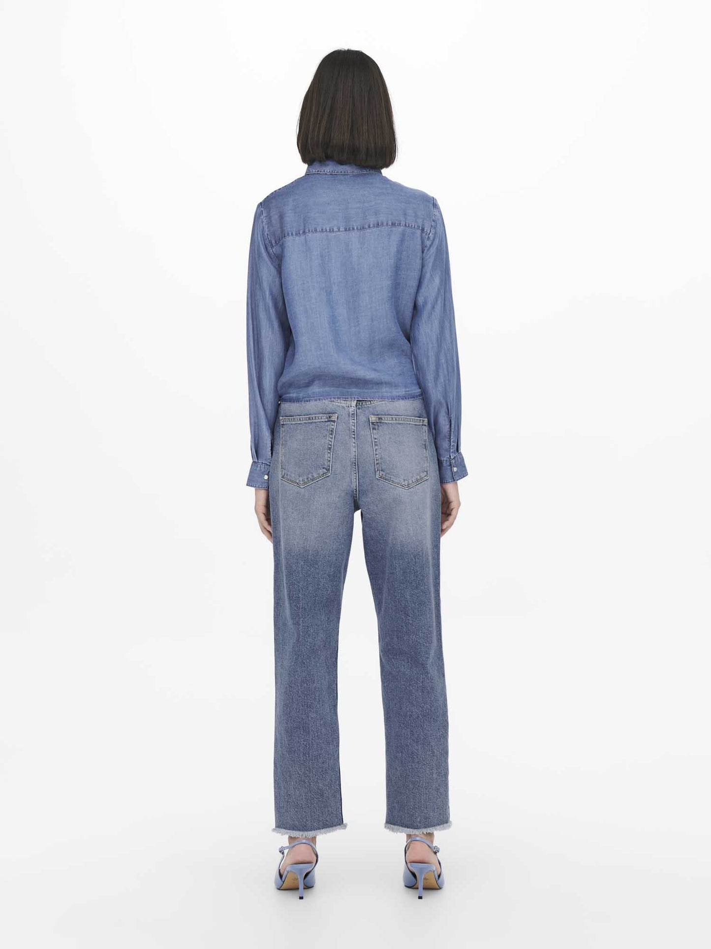 Camicia donna Jacqueline de Yong in denim dal look casual