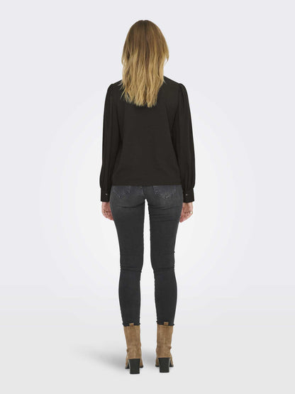 CAMICIA DIVYA JACQUELINE DE YONG DA RAGAZZA CIOCCOLATO