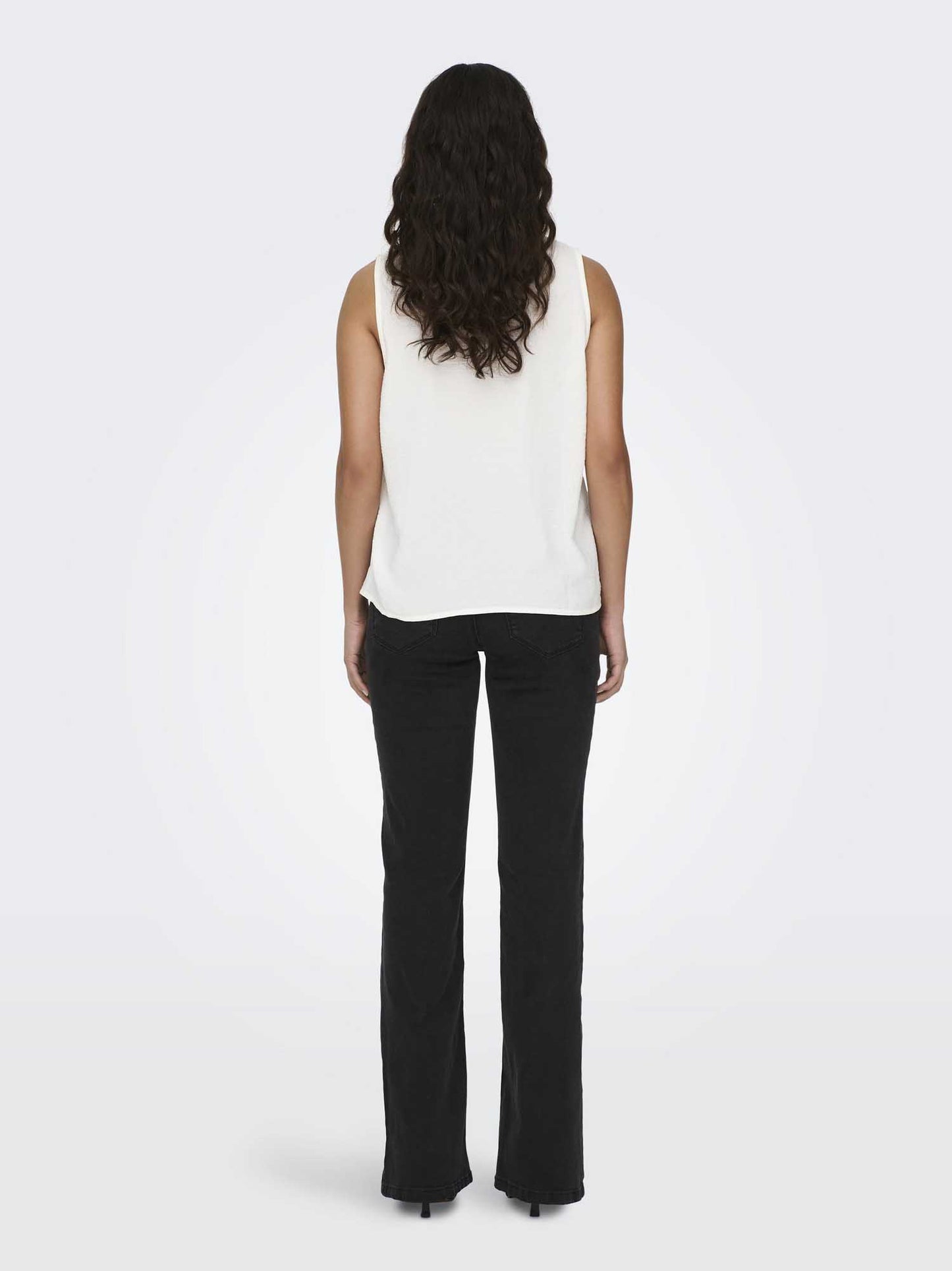 Canotta Divya di Jacqueline de Yong donna bianca per look estivi
