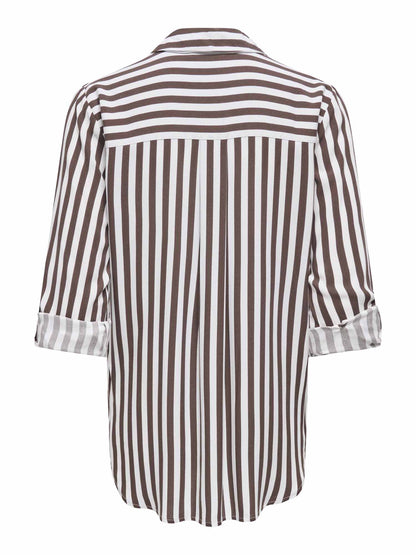 Jaqueline de Yong JDY Laurel, camicia da donna marrone