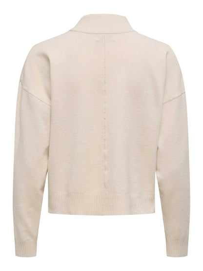 PULLOVER AMORE JACQUELINE DE YONG DA RAGAZZA BIANCO