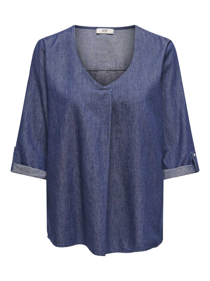 JDY KAI 3/4 TOP - JEANS