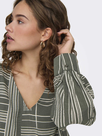 JDY TROYA LS TOP - VERDE