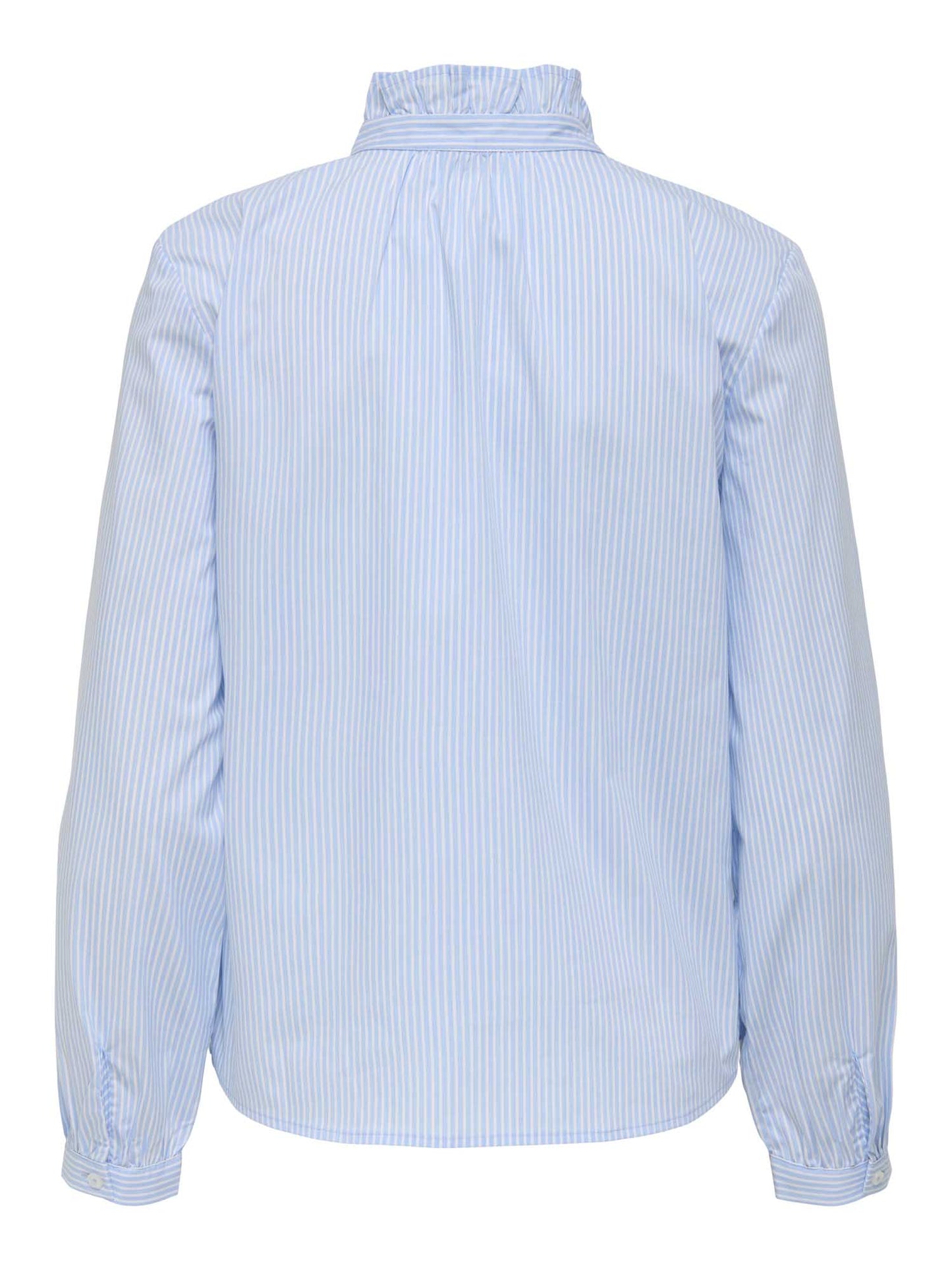 JDY MIO LS FRILL - CELESTE
