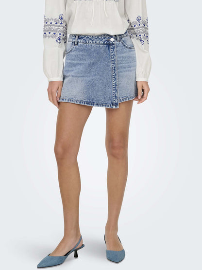 Jdy bella bermuda da donna jeans chiaro