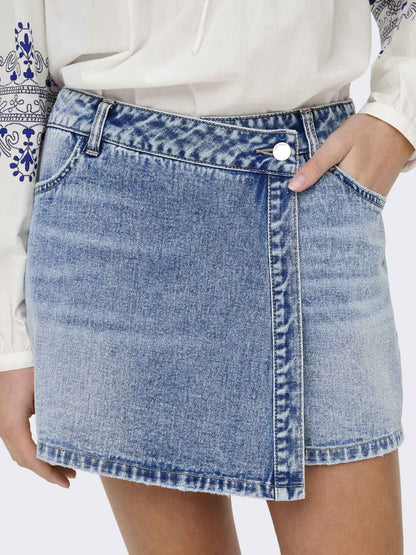 Jdy bella bermuda da donna jeans chiaro
