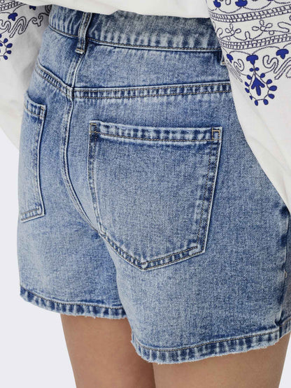 Jdy bella bermuda da donna jeans chiaro