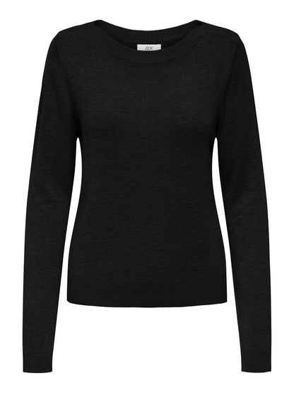 MAGLIA BASICA JACQUELINE DE YONG DA RAGAZZA NERO