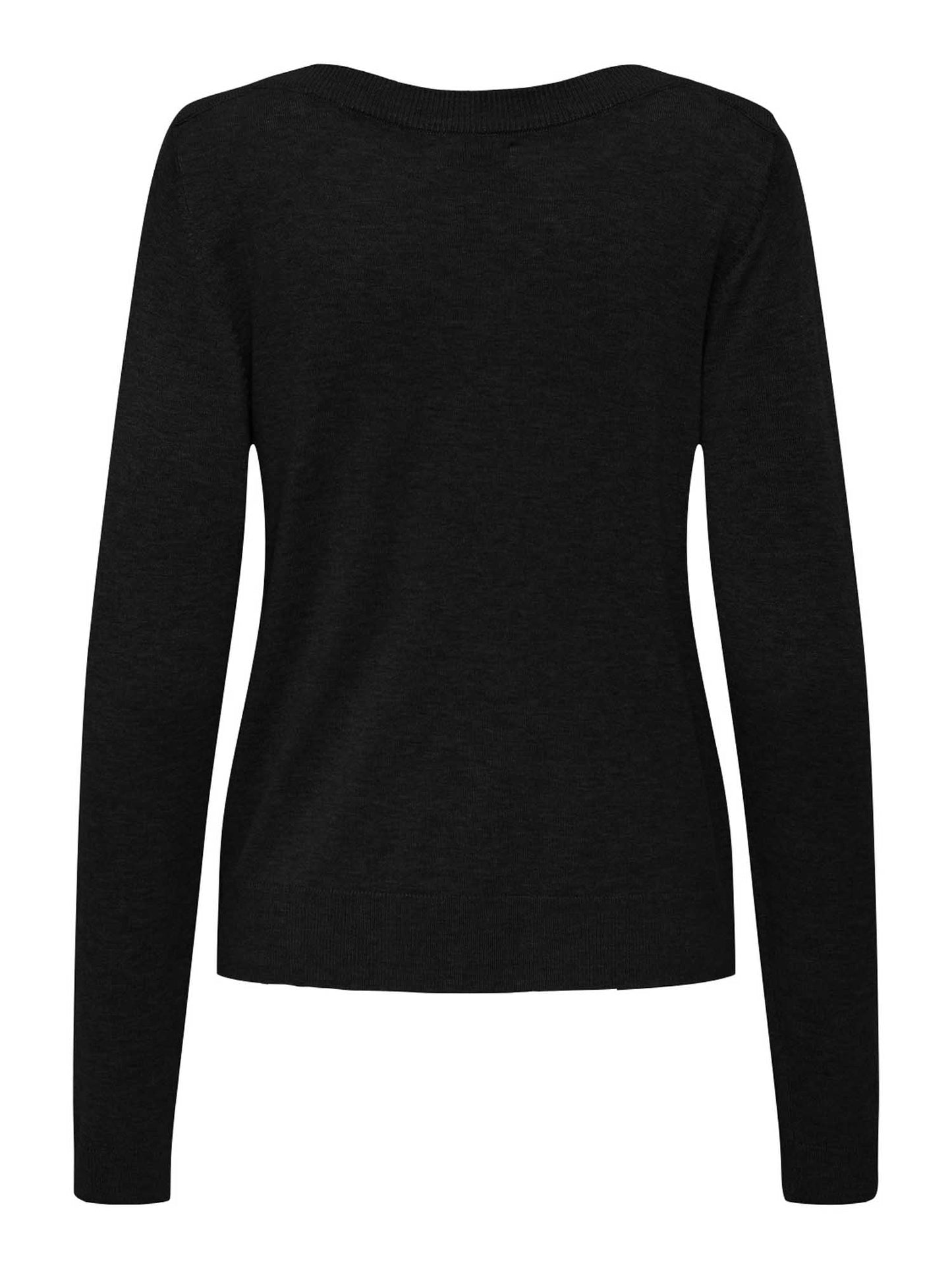 MAGLIA BASICA JACQUELINE DE YONG DA RAGAZZA NERO